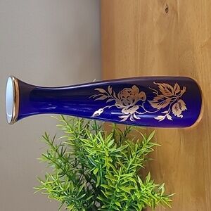 KPM Royal Porcelain Bavaria Vintage Handmade Real Cobalt Blue Vase